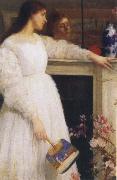 James Abbott McNeil Whistler Symphony in White oil painting reproduction